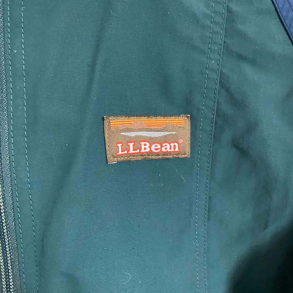 L.L. Bean Multicolor Raincoat - Blue, Green, Red - Picture 2 of 4